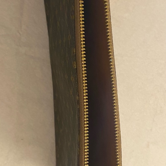 Louis Vuitton Monogram Canvas Brown Leather Laptop Bag - Picture 3 of 5